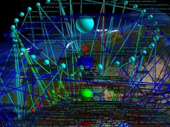 Flying Genomic Spaghetti Monster - by Jeff Sale
