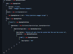 OpenAPI.NET Screenshot 1