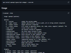 OpenAPI TypeScript Codegen Screenshot 1