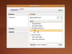 Main window of developing version
