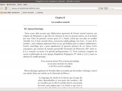 Les Nombre Naturels (OpenBerg Lector 5 version 0.3.1, Linux)