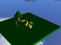 OpenBlox 0.6 gameplay, showing off lighting and scripting.