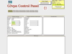 dashboard of VPN