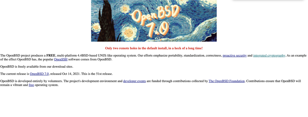 OpenBSD Screenshot 1