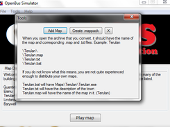 "Show Tools" Dialog open