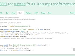 SDKs and tutorial more any languages and frameworks