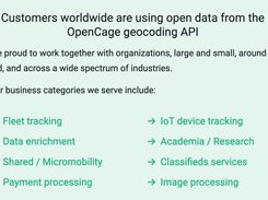 OpenCage Geocoding API Screenshot 1