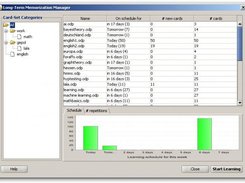 The long-term memorzation card-file manager