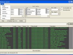 Database search (DBGUI)