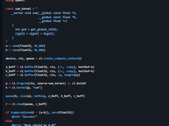 OpenCL.jl Screenshot 1