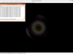 OpenCL(tm) Solar System Simulation Screenshot 2