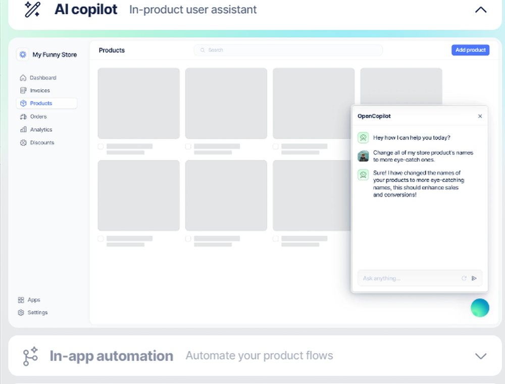 OpenCopilot Screenshot 1