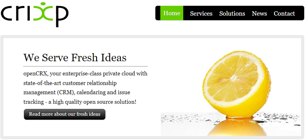 openCRX Screenshot 1