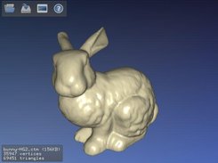 The Stanford Bunny, compressed with OpenCTM