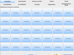 Selection of screen : List of generics 