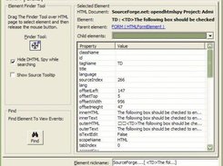 Open DHTML Spy Screenshot 1