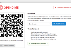 Opendime Screenshot 1