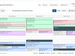 Dock Scheduling Calendar