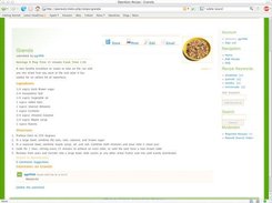 View of a Recipe on OpenEats