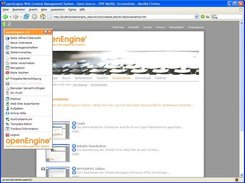 Admin menu