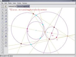 Common tangents of two circles