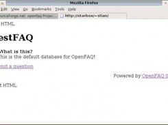 Default FAQ