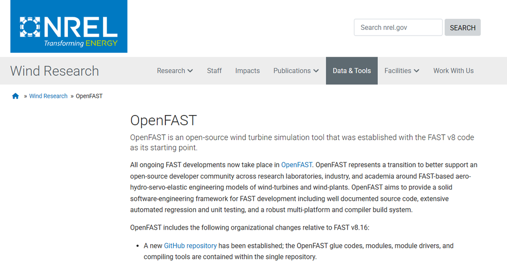 OpenFAST Screenshot 1