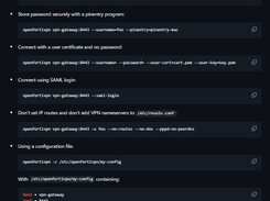 OpenFortiVPN Screenshot 1