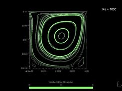 Lid-driven cavity flow