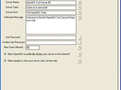 Starting a test server