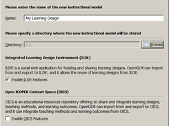 Starting a New Learning Design