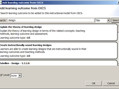 Reusing thousands of existing learning outcome definitions