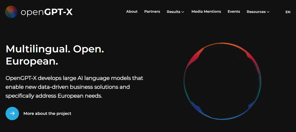 OpenGPT-X Screenshot 1