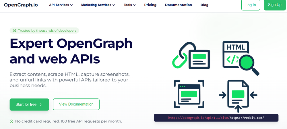 OpenGraph Screenshot 1