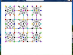 A sudoku solved by the coloring algorithm
