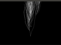 Early version of OpenGROW, showing the tree of screenshot #1 completed.