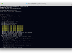 Solver output during initialization