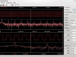 Version 0.1.0 showing the 1 kHz test signal