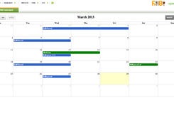 Calendar view Business Partners (work in progress)