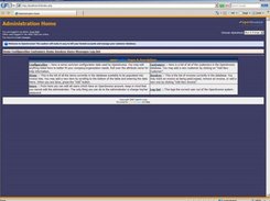 Main index page with Blue & Orange style selected.