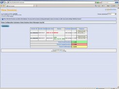 Invoice overview.