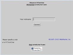 OpenIRCStats Current Users In Room