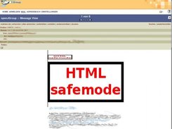 HTML Mail with HTML safemode 1.0 RC1