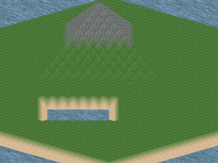 The terrain engine again, this time with wireframe