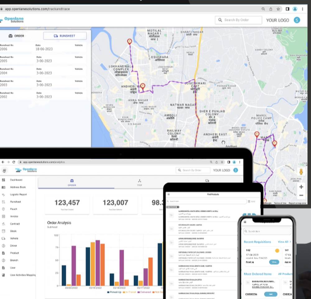 Openlane Logistics Management Platform Screenshot 1