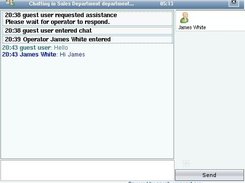 The chat page
