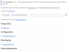 OpenLogi Screenshot 1