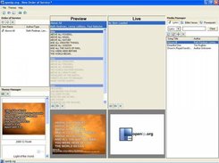 openlp.org 1.0 main screen