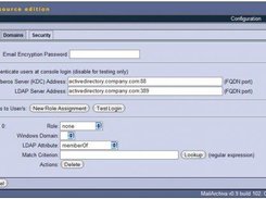 Security Configuration Settings