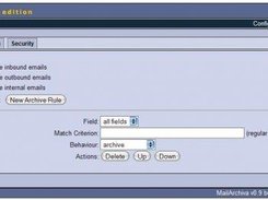 Archive Rule Configuration Settings